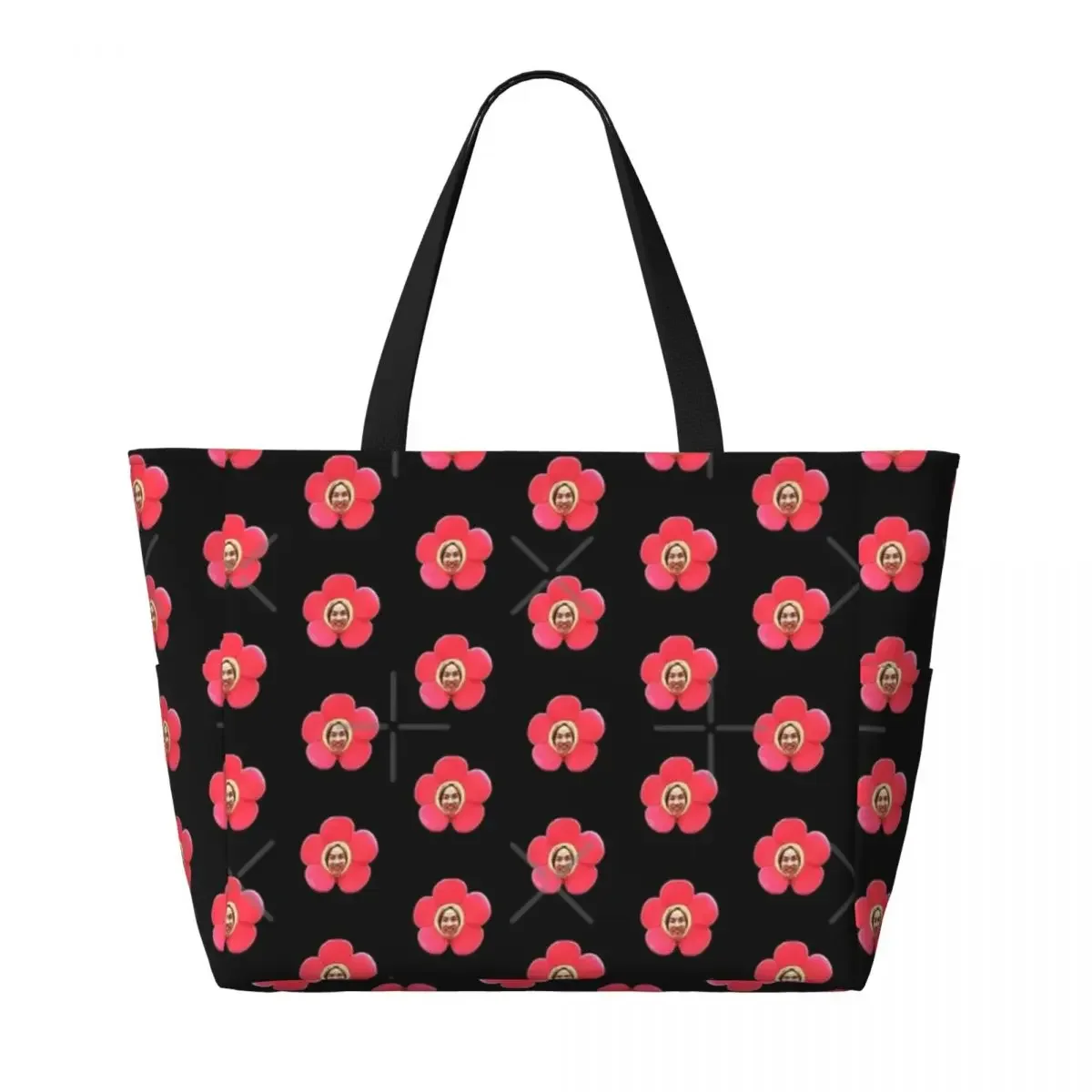 Jhope Chuseok Flower Beach Travel Bag, Tote  Retro Adult Gifts Shoulder  Multi-Style Pattern