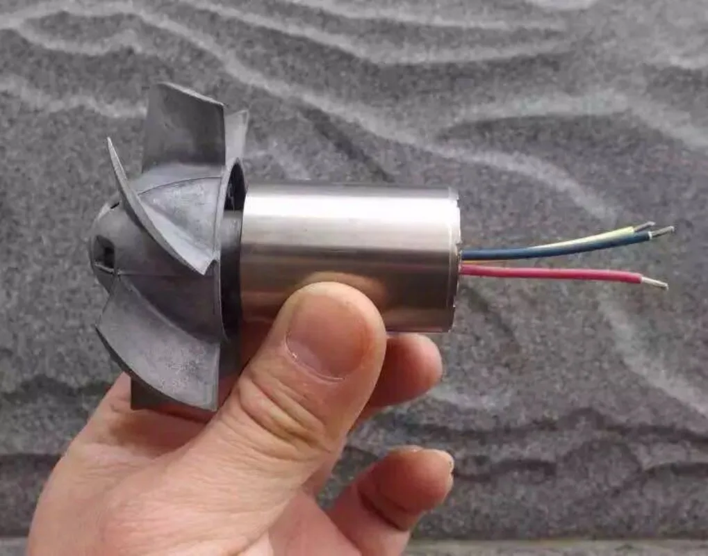 [Disassembly] Metal ducted fan 12V inner rotor brushless motor, turbocharger fan DIY high speed
