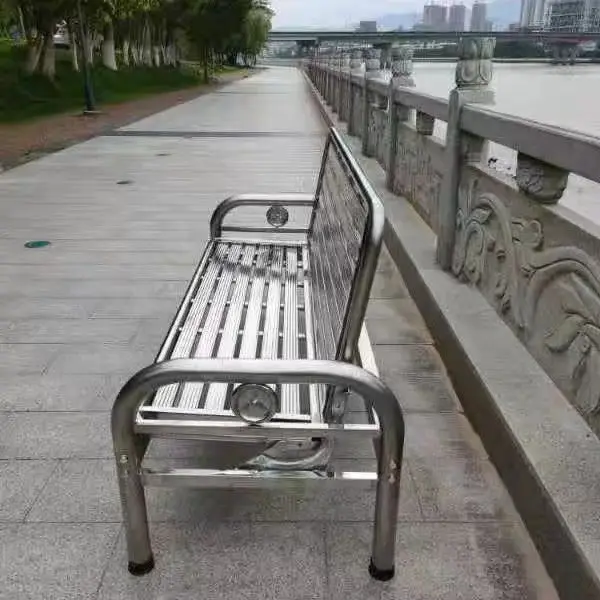 Sofa chair bed placed in an outdoor setting