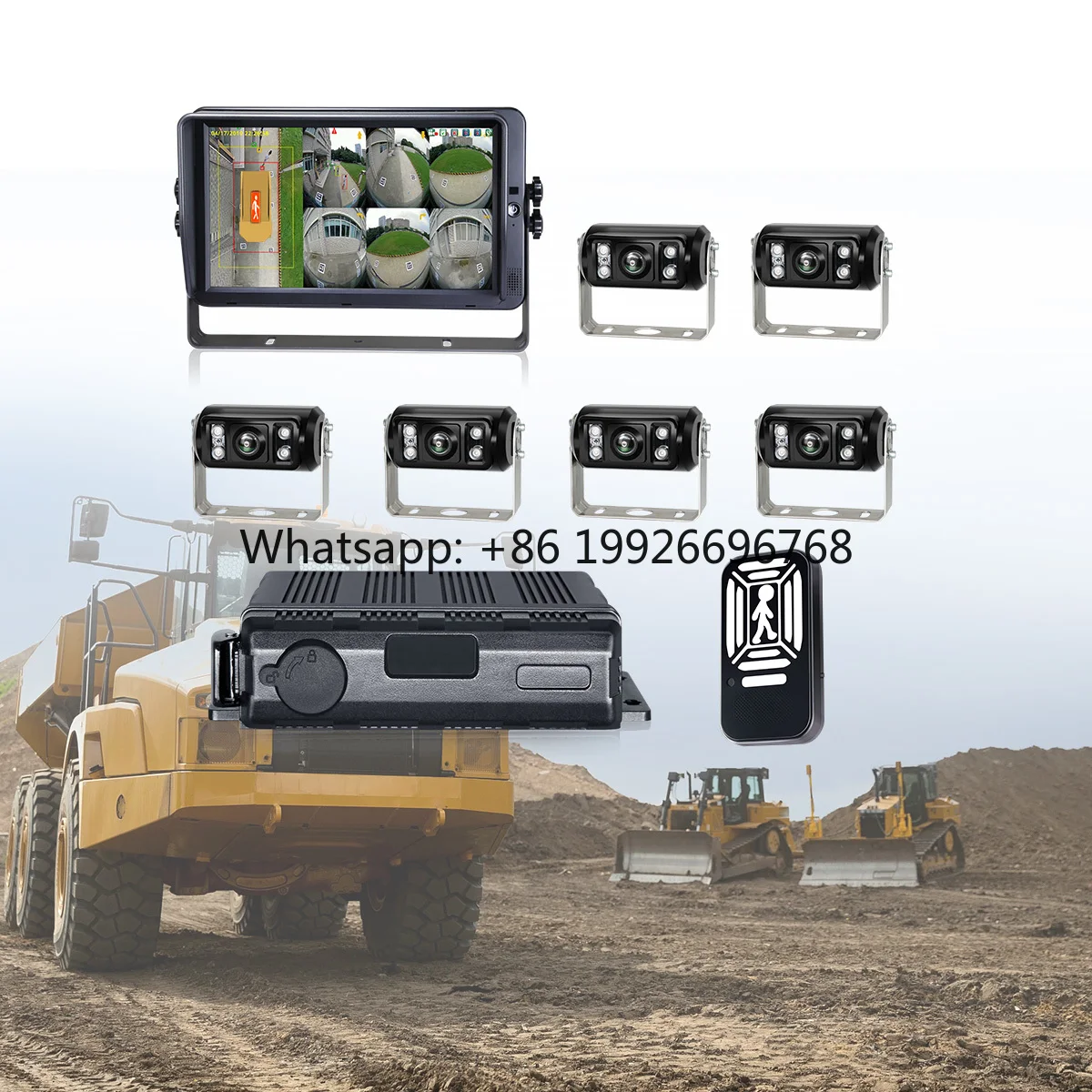 

Waterproof Truck 3d 360 Bird View Surround System Support RTSP with Vehicle Management for Hearvy Vehicles
