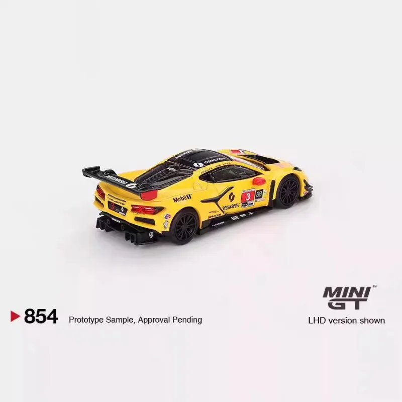 ミニGTダイキャスト 1/64スケール シボレー コルベット Z06 GT3 レーシングカー ‌   合金車モデルのおもちゃ男の子ギフト子供のおもちゃ男の子