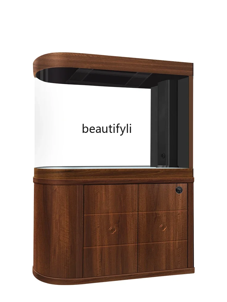 

Head Bottom Filter Fish Tank Living Room Large Floor Household Subareas Screens Change Water Chinese Style