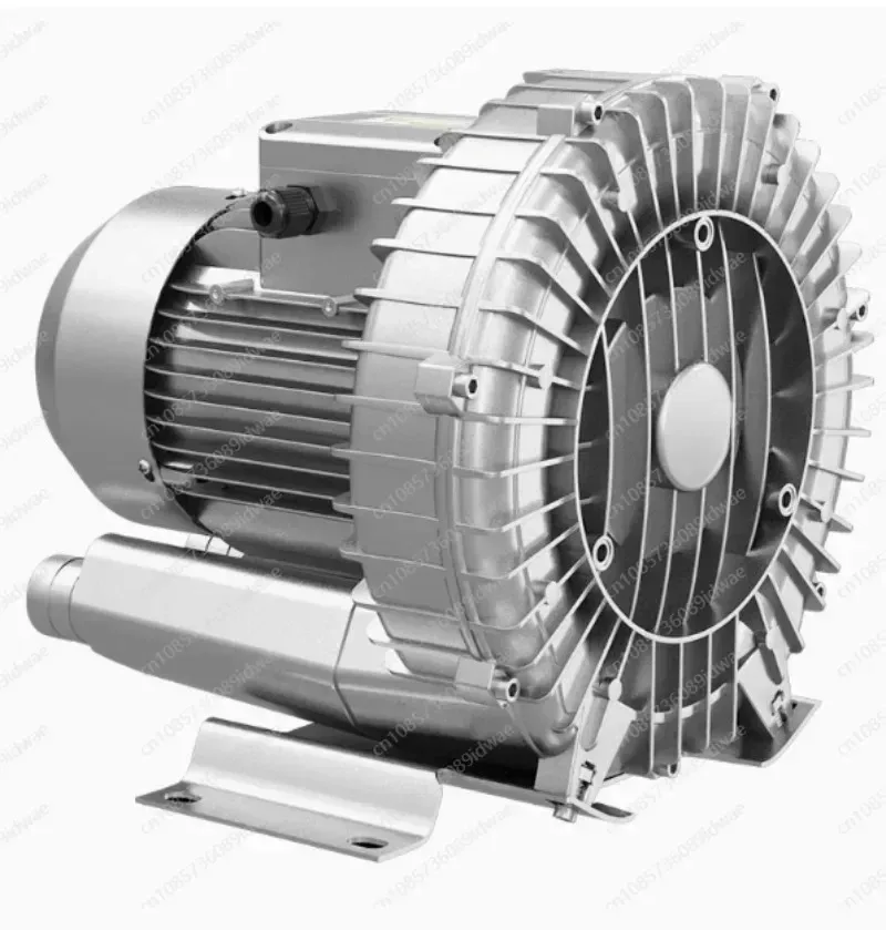 Axial flow vortex fan oxygen booster pump silent high pressure blower 220V 370W single three high pressure vortex fan air pump