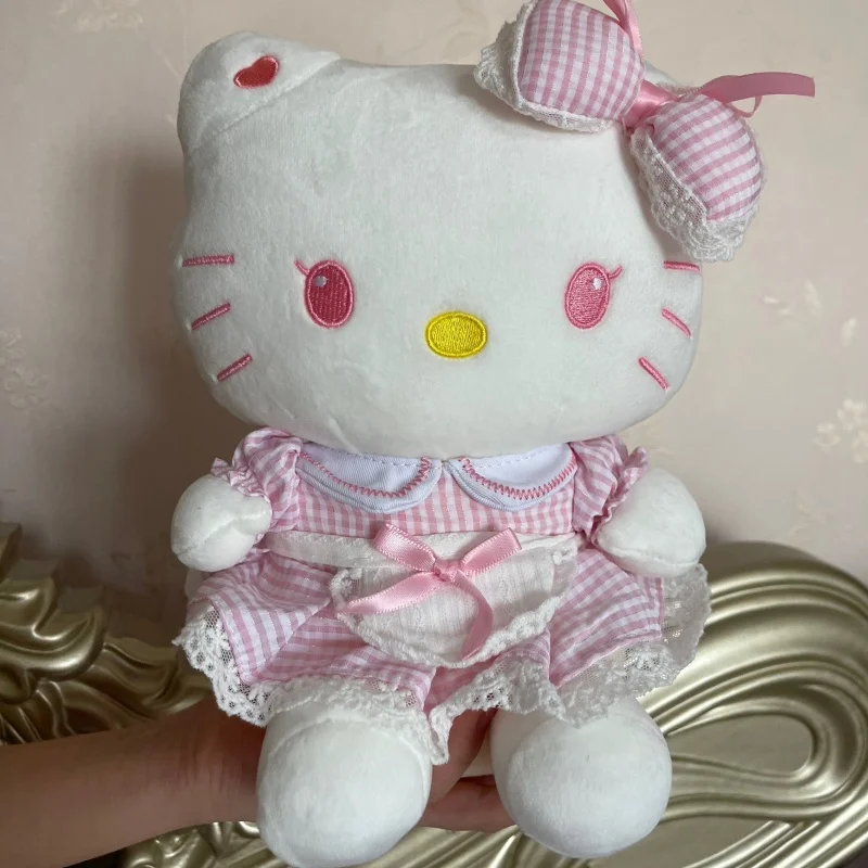 20CM Sanrio Hello Kitty PP cotton sitting posture Doll Bedroom Accompany sleeping doll Sofa decoration doll anniversary gift