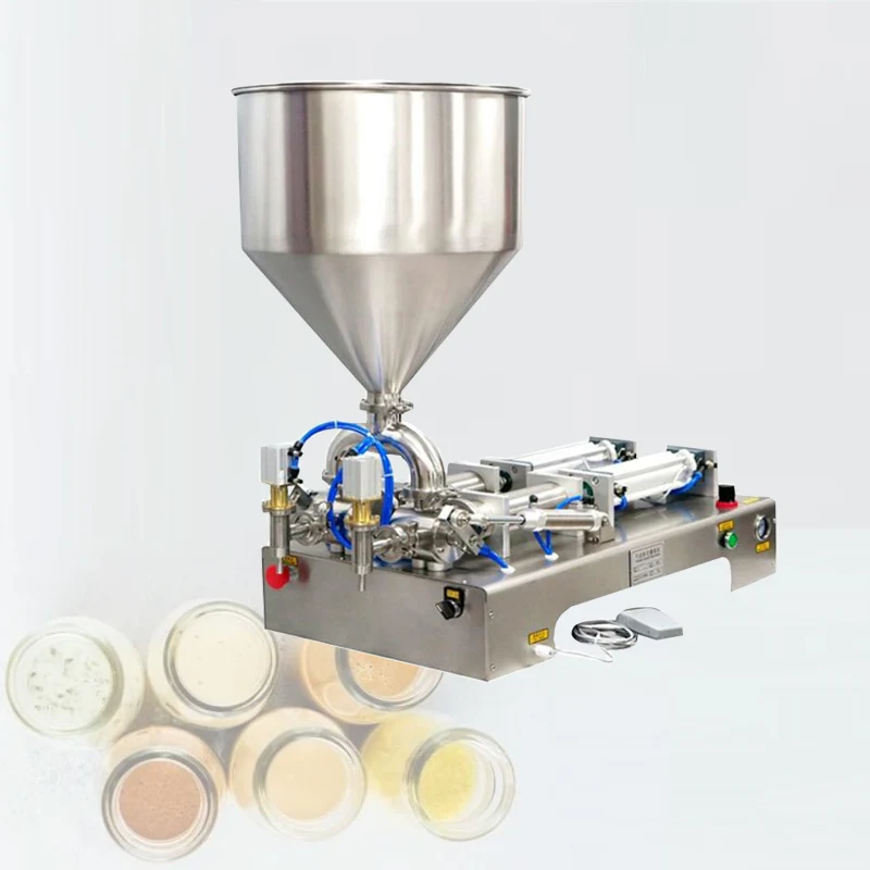 

Bean Paste Filling Machine Automatic pneumatic Cream Shampoo Cosmetic Toothpaste Colloid Filling machine 5-1000ml