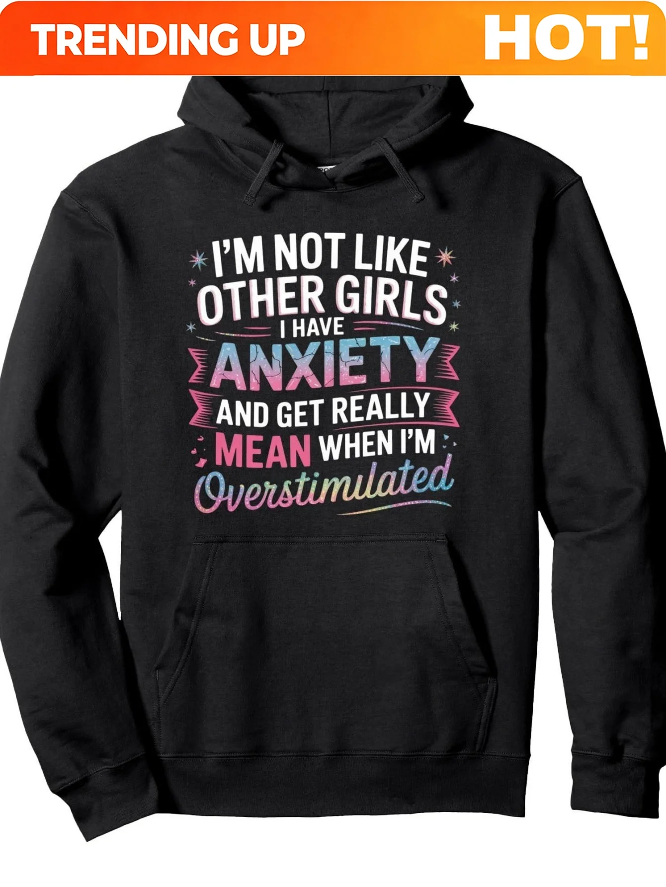 Customization Men's Funny Mental Health Awareness Hoodie With 