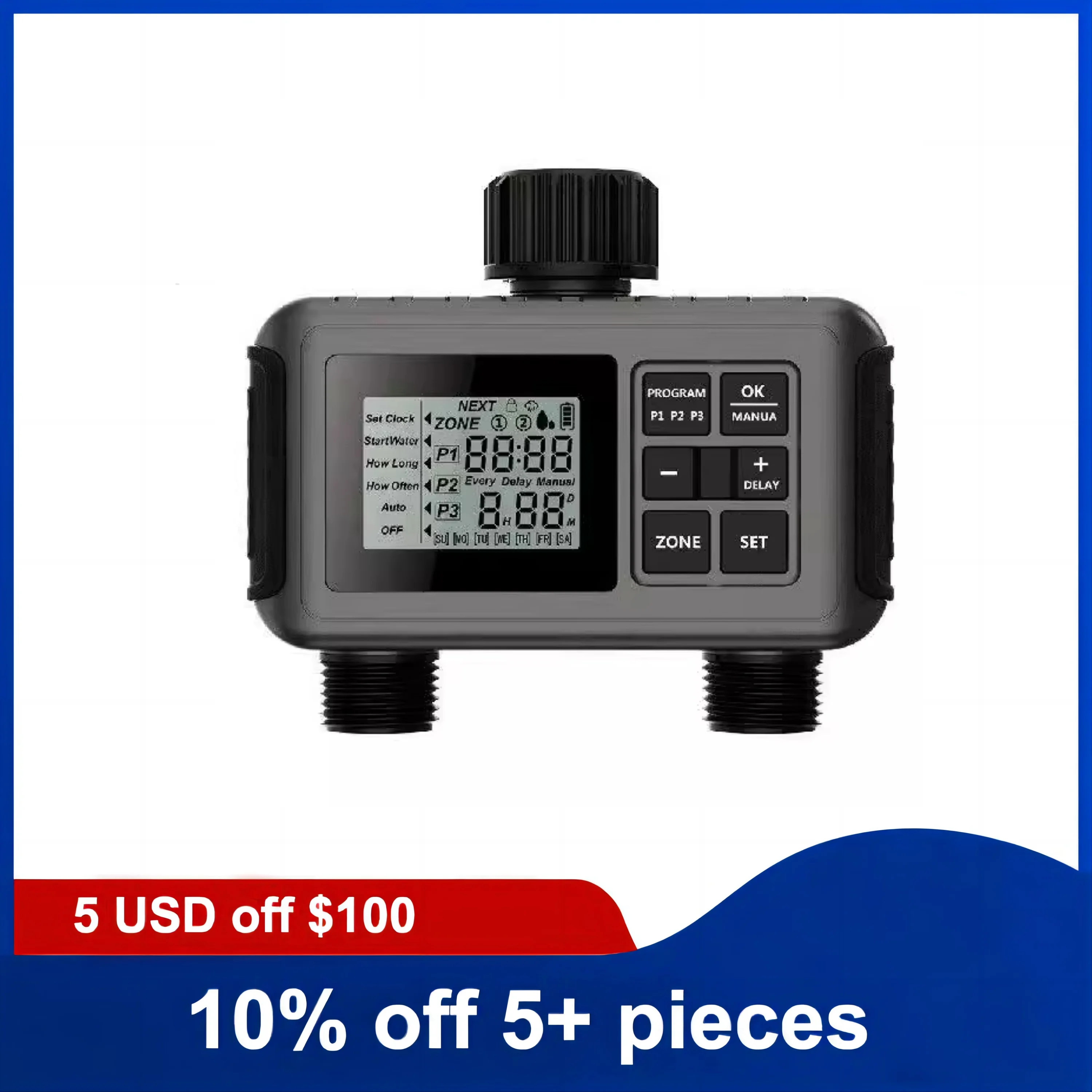 Smart Digital Garden Watering Timer Drip Irrigation Controller Irrigation Timer For Greenhouse Lawn