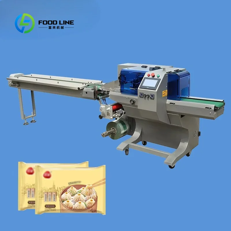 Custom Made  High-Speed Automatic  Packaging Machine for Food Disposable Tableware  Film Pillow Packaging
