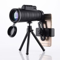 40X60 Binoculars Non-infrared Low-light Night Vision HD High Power Cell Phone Camera Powerful Monocular Telescope