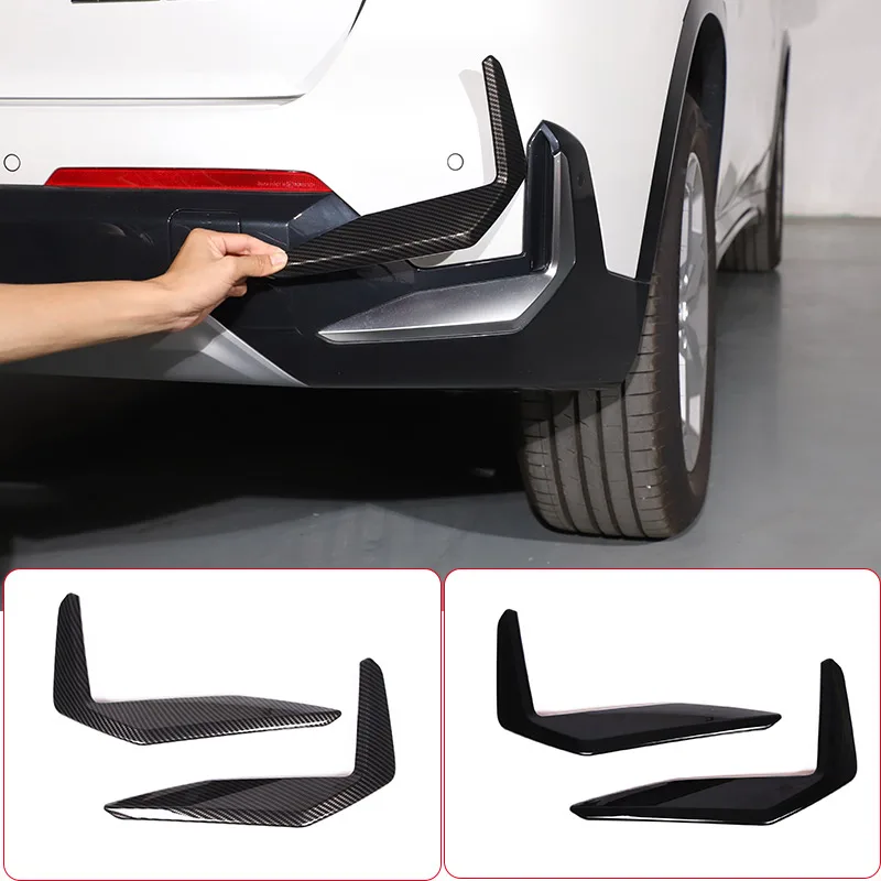 Voor Bmw X1 U11 2023 2024 Abs Koolstofvezel/Zwarte Auto Voor Achterblad Trim Lichte Wenkbrauw Windmes Bumperhoes Accessoires