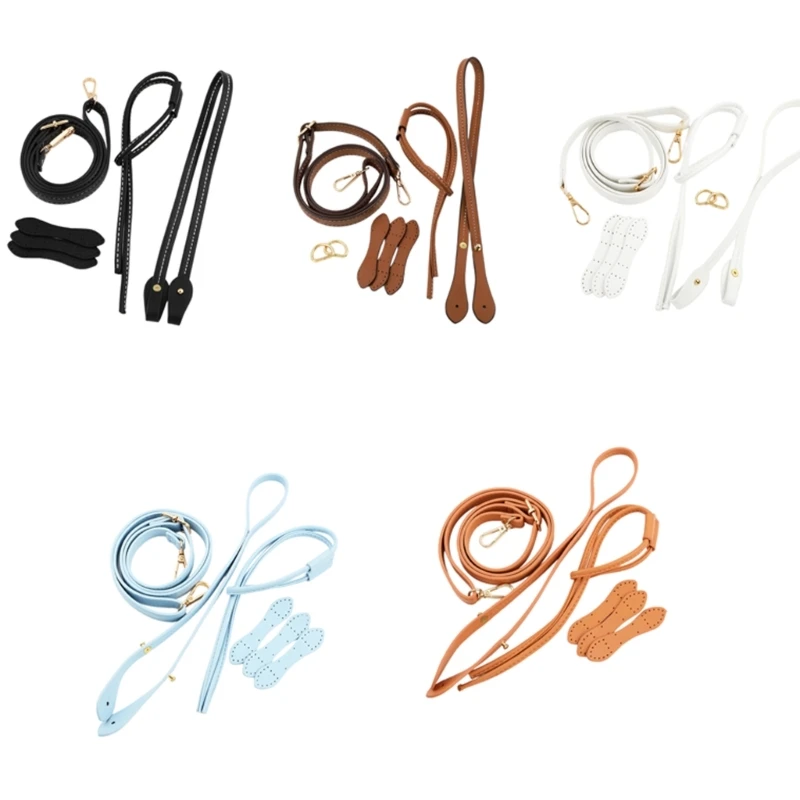 

Handcrafts Accessories Kits with PU Leather Straps Rope for Shoulder Bucket Bag