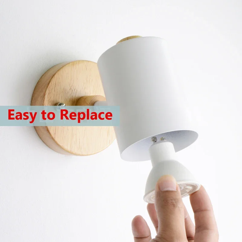 Macaron LED Wall Lights Simple Modern Wall Lamp Bedroom Bedside Adjustable Nordic Sconce for Corridor Aside Home Decor Lustre