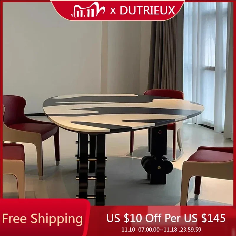 

Gaming Makeup Dining Table Console Salon Nordic Lounge Designer Dining Table Writing Service Mesas De Comedor Kitchen Furniture