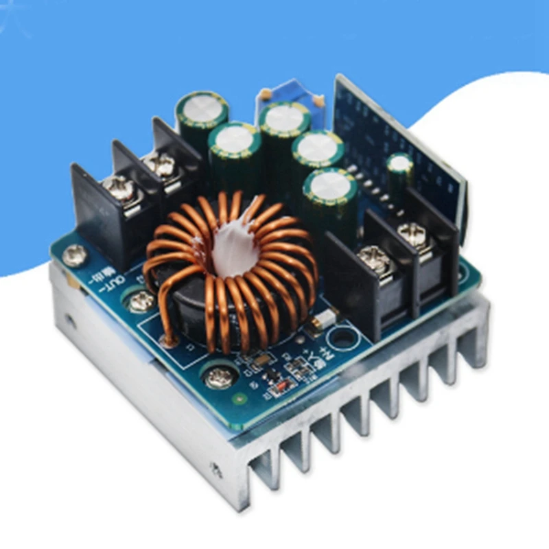 2X DC-DC 400W High-Power Step Down Buck Converter DC 10V-60V Constant Voltage Constant Current Adjustable