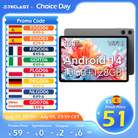 Teclast P30T Android 14 Tablet, 10.1 Inch 1280X800, Allwinner A523 Octa Core, 10Gb Ram (4Gb+6Gb Expansion), 128Gb Rom(Support Tf 1Tb), 5Mp+2Mp, 6000Mah, Type C, Wi-Fi 6, Mali G57