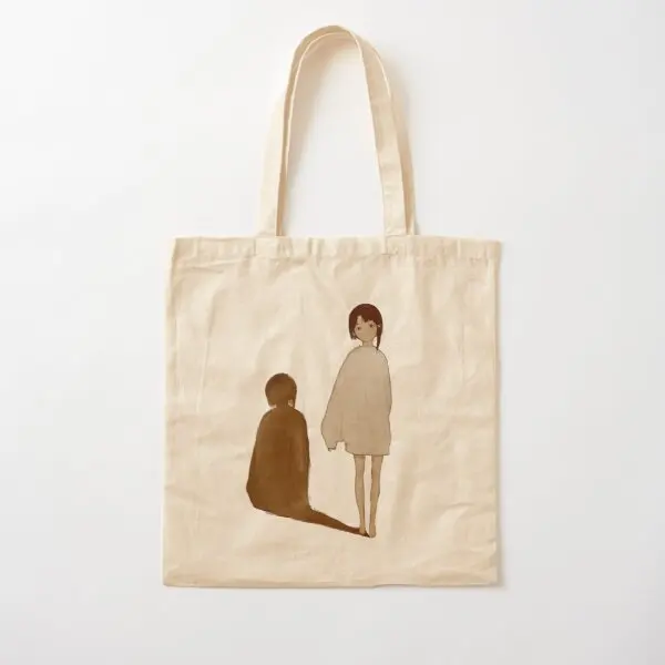 Serial Experiments Lain Cotton  Canvas Bag Grocery Shopper Women Travel Shoulder Bag Ladies Tote Fabric Foldable Fashion