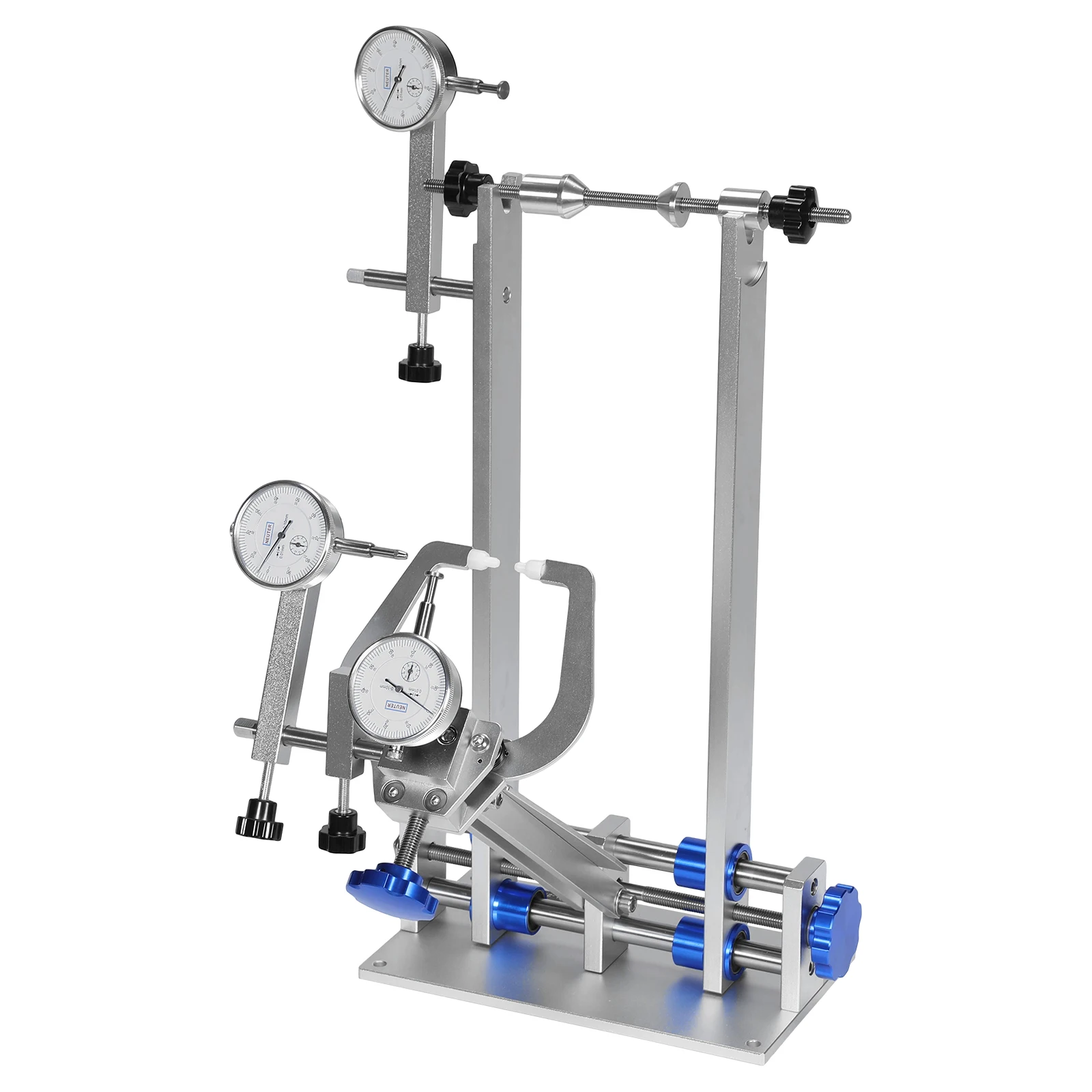 

Bike Wheel Alignment Repair Tool Aluminum Alloy Bicycle Wheel Repair Tool with Dial Indicators for Professional Mechanics