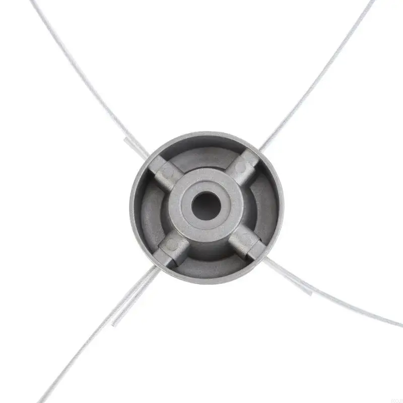 Premium Aluminum Alloy Trimmer Head Trimmer Replacement Head With Reinforced Nylon Line For Enhanced Durability 0XXB