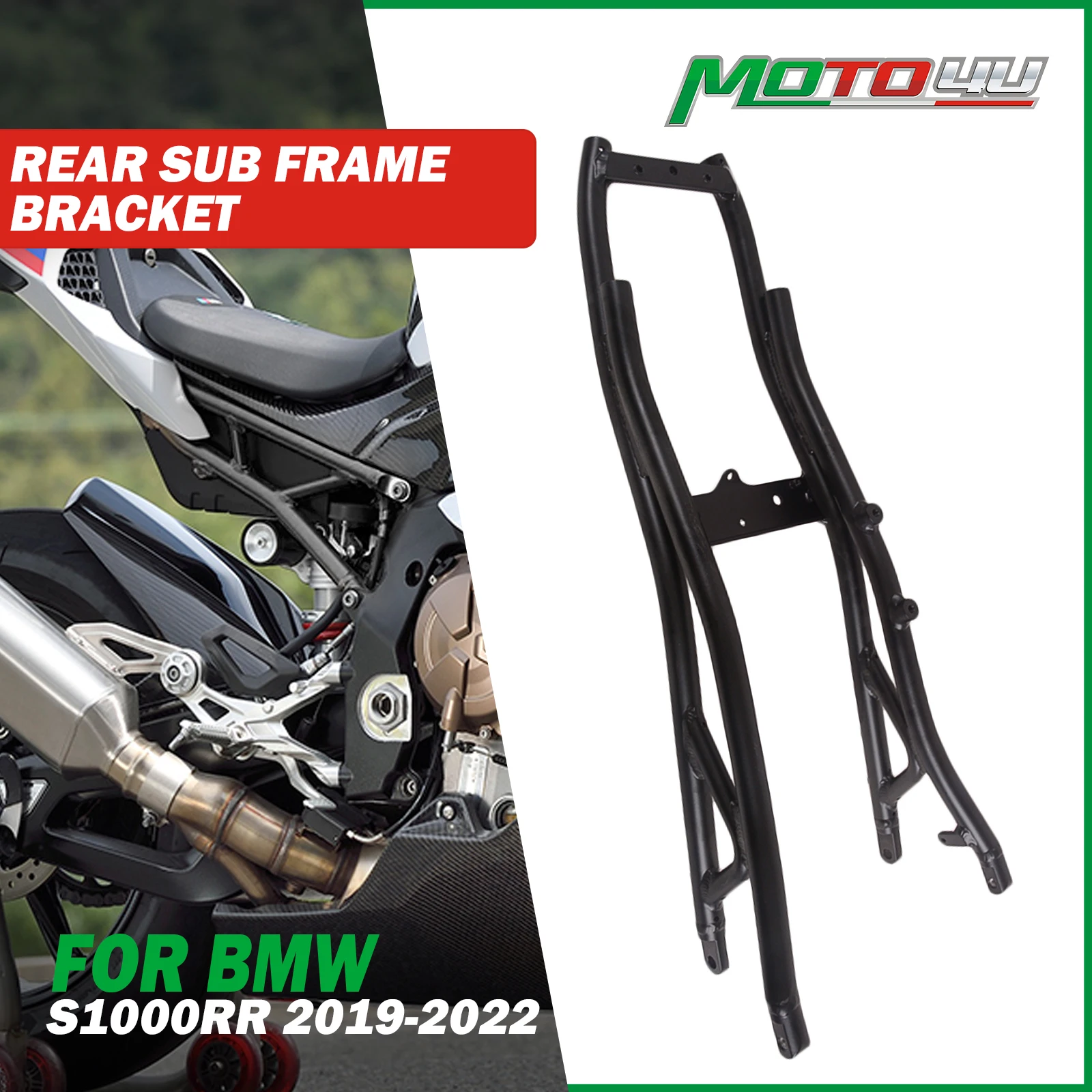 

New For BMW S1000RR S1000 RR 2019 2020 2021 2022 Aluminum Rear Sub Frame Rear Fairing Stay Bracket Subframe Replacement Racing