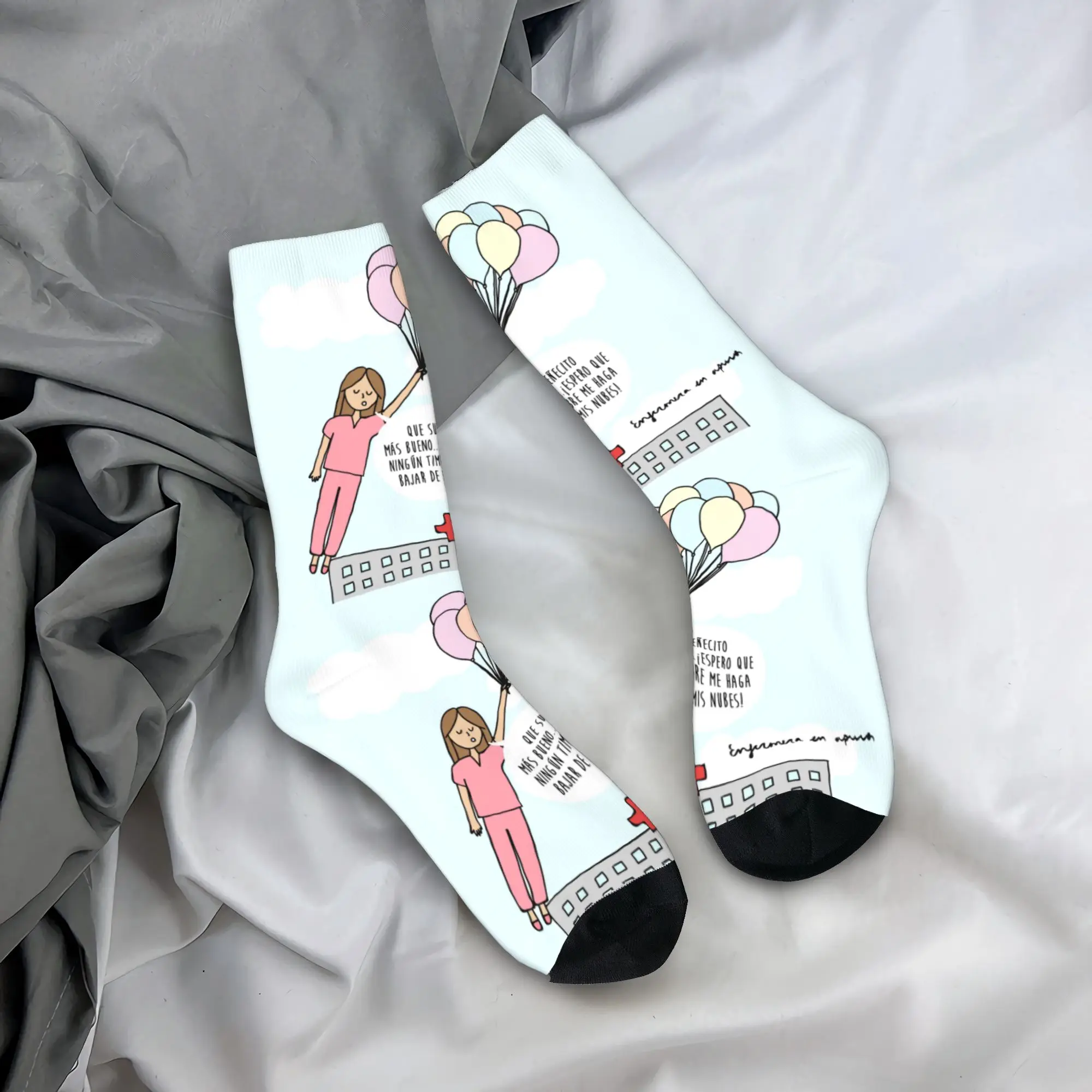 

Мужские и женские носки унисекс с 3D-принтом: милые, теплые, удобные, для медработников (врачей, медсестер)