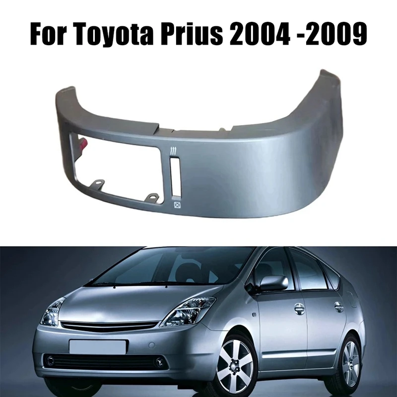 1 buah A/C penggantian Panel pelat Trim ventilasi udara dasbor untuk Toyota Prius 2004 -2009 penutup bingkai Outlet udara bagian dalam pusat kanan