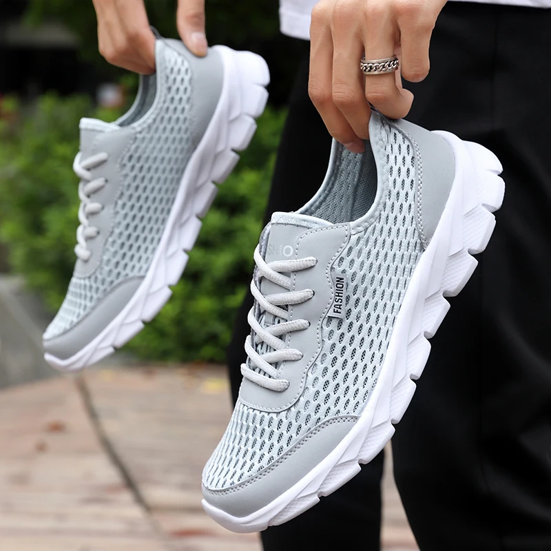 New Running Shoes for Men Comfortable Sports Shoes Lightweight Fashion Summer Plus Size 38-48 Breathable Sneakers for Men