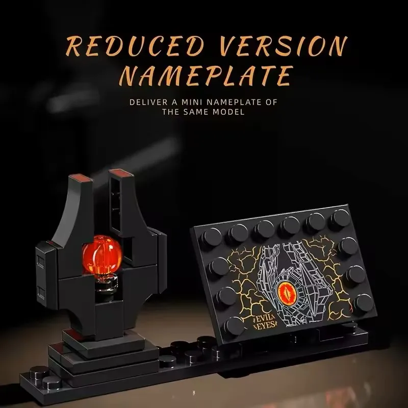 クリエイティブ新オールファーザーズアイダークモデルビルディングブロックキットデスクトップ装飾 DIY おもちゃ子供のためのホリデーギフト誕生日ギフト