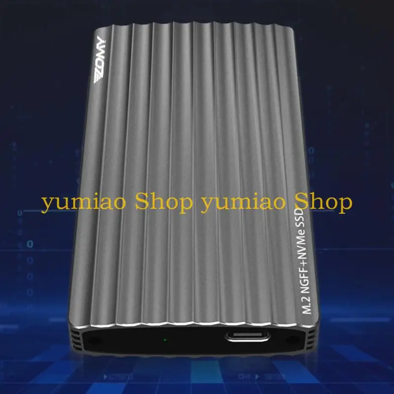 

587B Double M.2 NVMe SSD Case 10Gbps Hard Drive Case Tool for 2280/226