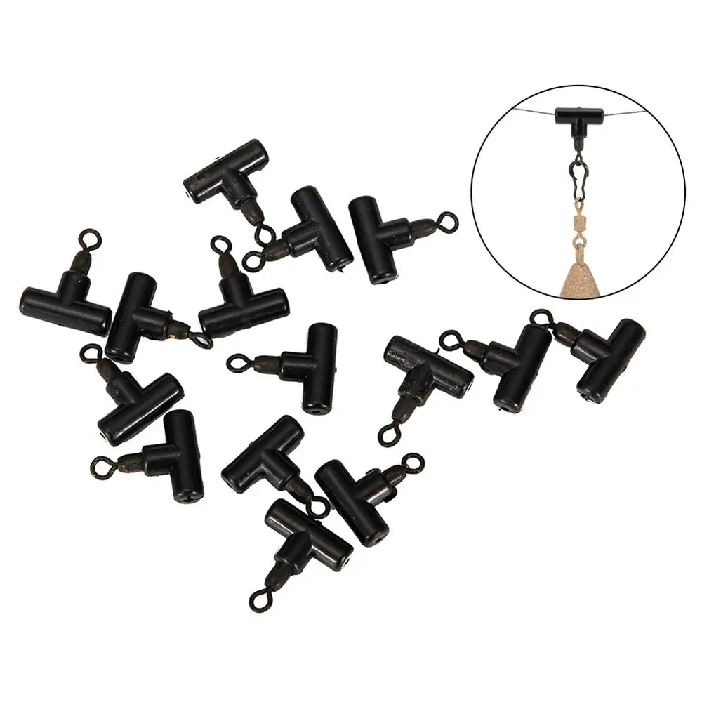 

10pcs Carp Fishing Accessories Rolling Swivel Fishing Connect Side Bends Slide Bead For Carp Rig Hooklink Zip Slider Fish Tackle