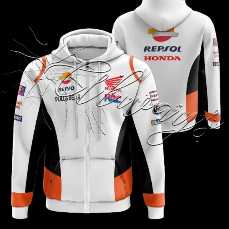 

2025/26 Новый гоночный костюм Honda HRC, унисекс, спортивная толстовка для велоспорта, мото, толстовка для внедорожного горного велосипеда, модная теплая толстовка в стиле ретро
