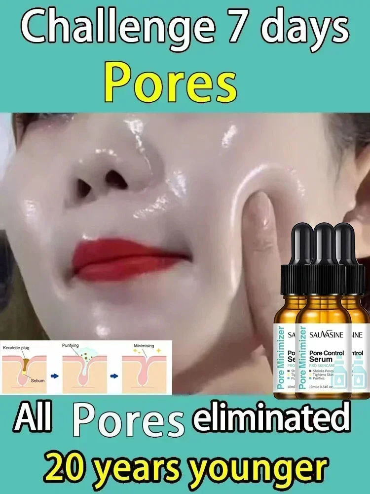 

Pore Shrinking Serum Face Removing Large Pores remover cleaner Tightening Facial Pore oil cleaner Minimizing Skin Care Beauty