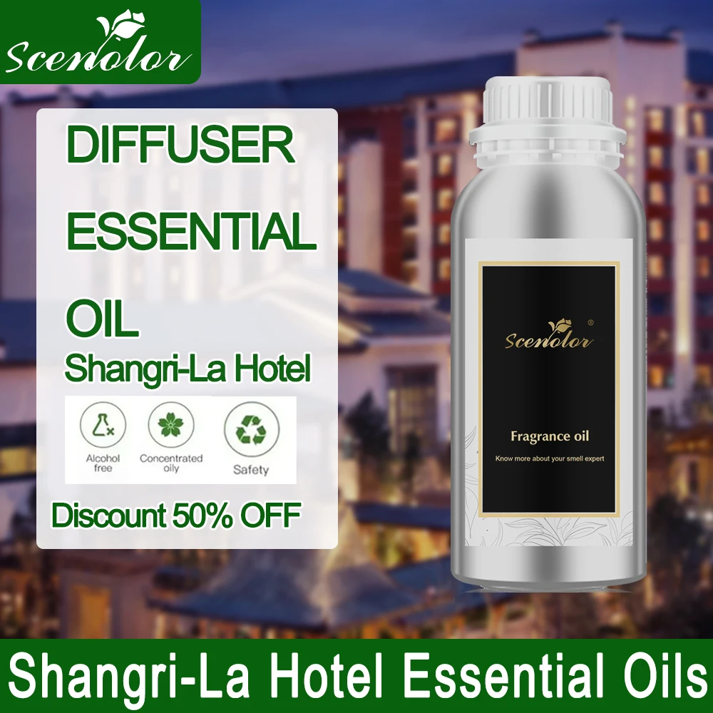 Scenolor 500ML Perfume Oils Shangri-La Hotel Essential Oil Aromatic Oasis Home For Aroma Diffuser Air Freshener Essential Oil