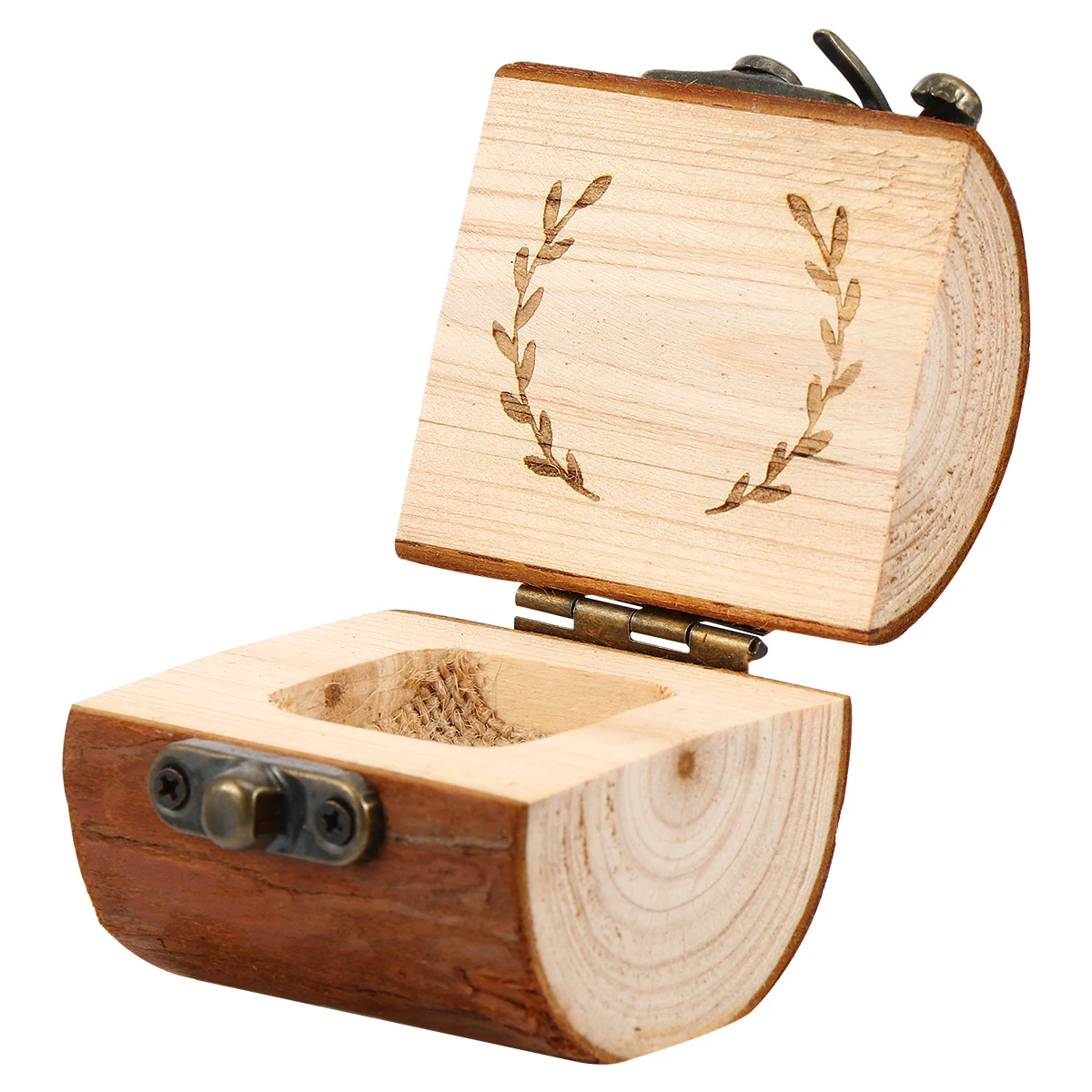 

Wedding Ring Holder Wooden Box The Boxes for Ceremony Department Case Bride