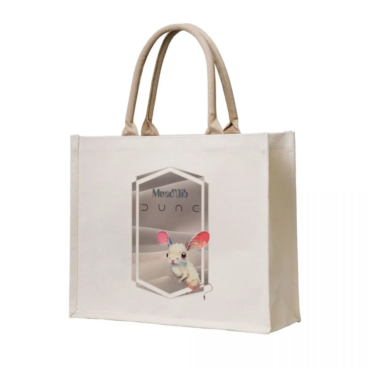 

DUNE. Sand Mouse (medium beige gray background) Tote Bag shopper bag women canvas shopper bags for women