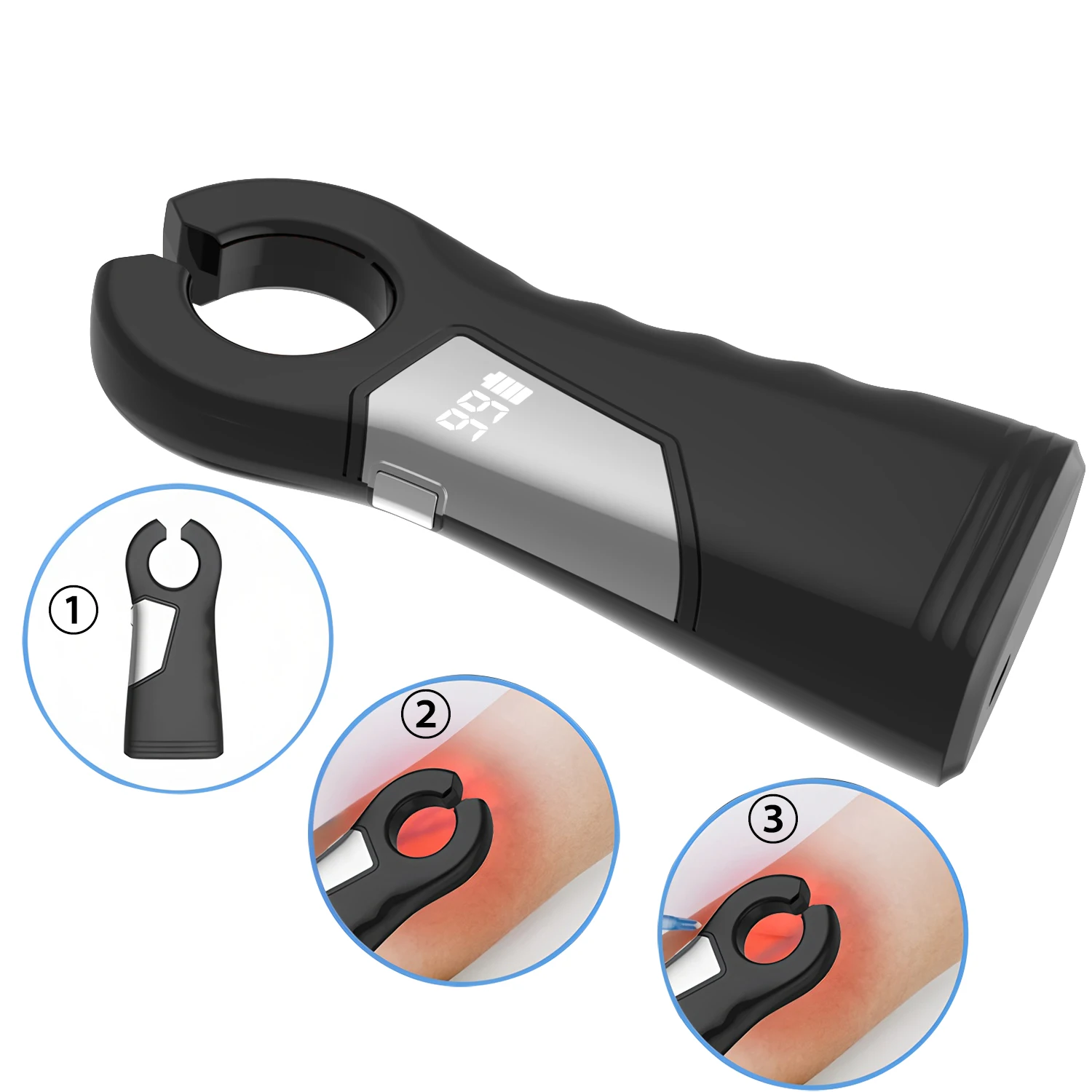 Wireless Vein Finder - Portable Medical Vein Locator for Nurses Injection Assistant Blood Draw Helper Detector Device