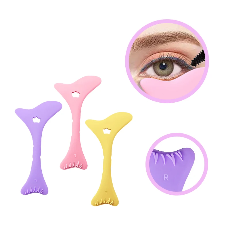 Multifunktionale Eyeliner Schablone Flügel Tipps Silikon Eyeliner Hilfe Marscara Zeichnung Lippenstift Tragen Hilfe Wiederverwendbare Make-Up-Tools