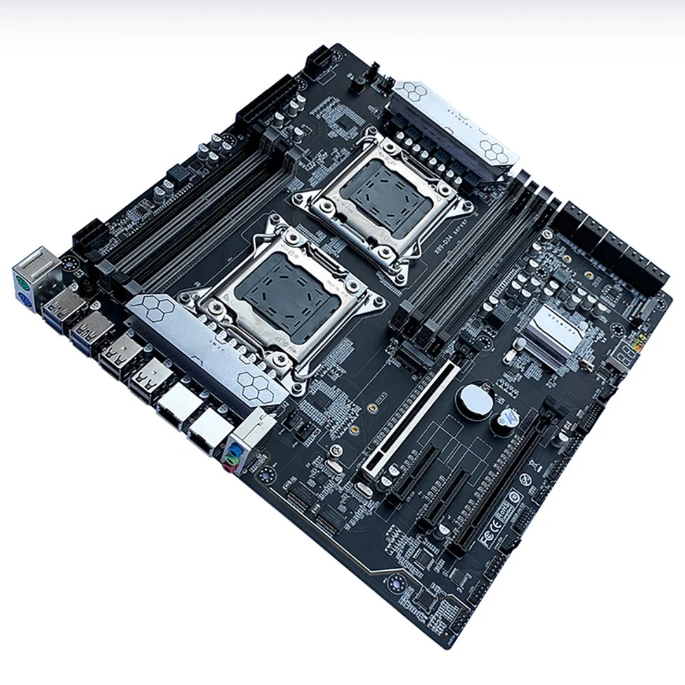 X99 X99-D34 Two-Way E-ATX For JGINYUE LGA 2011-3 256G DDR3*3 DDR4*4 Desktop Motherboard Original Quality