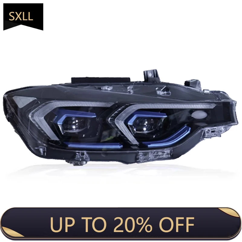 Projektor reflektora laserowego SXLL F30 2013-2018 F31 LCI, dioda LED, światła do jazdy dziennej (DRL), stylizacja samochodu, części samochodowe, 12V