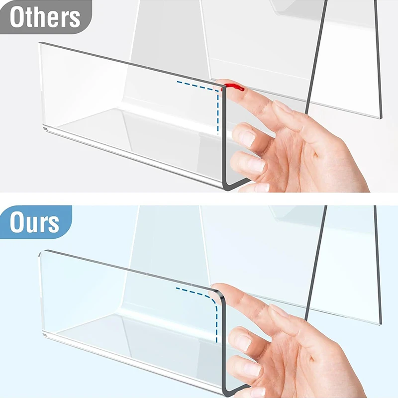 * New Sale Comic Book Display Acrylic Book Display Holder Comic Book Frame Clear Laptop Stand Magazine Display Stand view 2