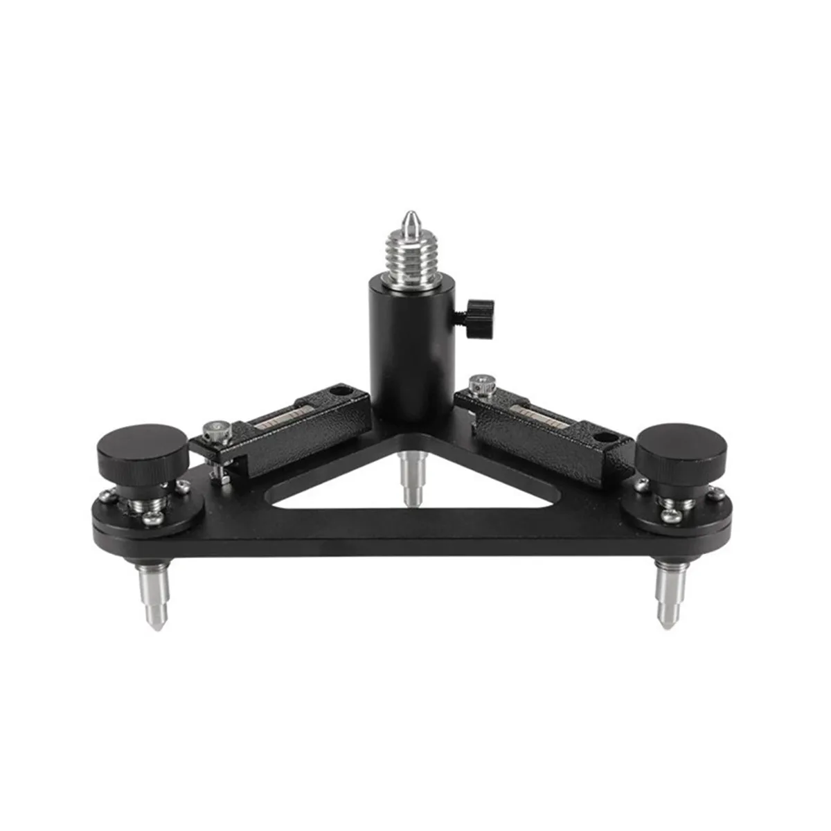 NEW Tribrach with Swiss Type Adapter /  5/8 Thread Adapter/Magnetic , Dual Tube Bubble Level for Total Station GNSS GPS Survey