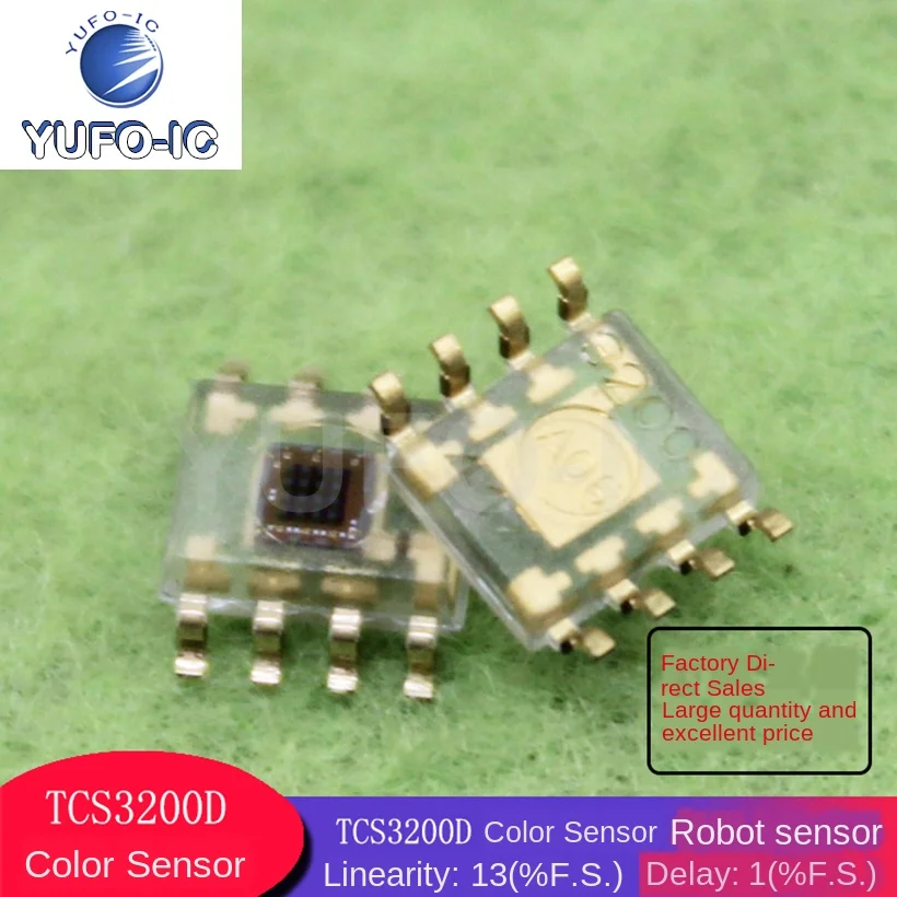 Free Ship 1PCS Tcs3200d Color Sensor Chip IC Sticker Sop-8 Robot Sensor