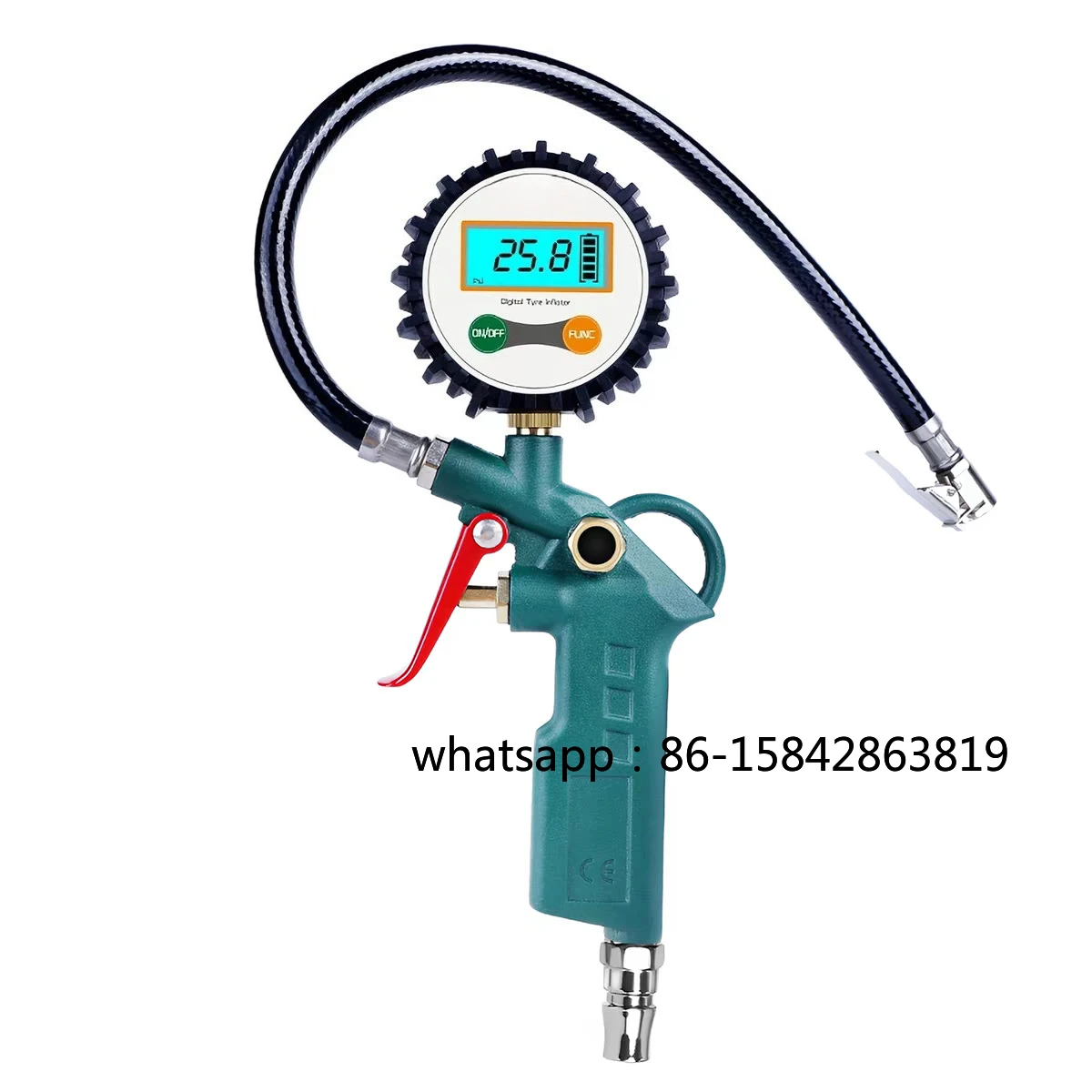 Automobile Tire Pressure Gauge Motorcycle Inflatable Gun High Precision Tire Pressure Gun Barometer Tire Detector