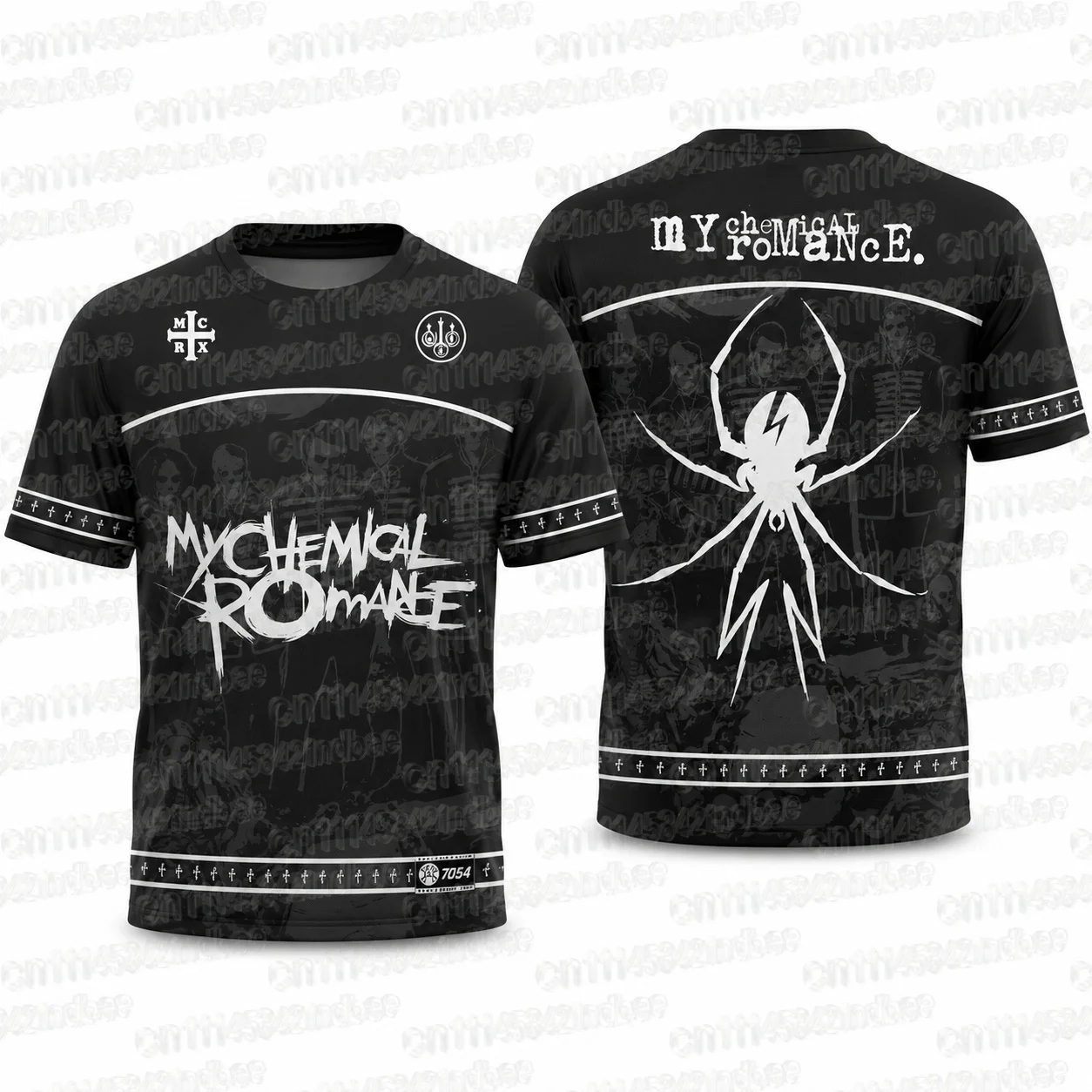 2026 MCR My Chemical Romance Album Tour Fußballtrikot Sommer Rock-Stil Atmungsaktives Schnelltrocknendes T-Shirt Familienoutfit – Detail 9
