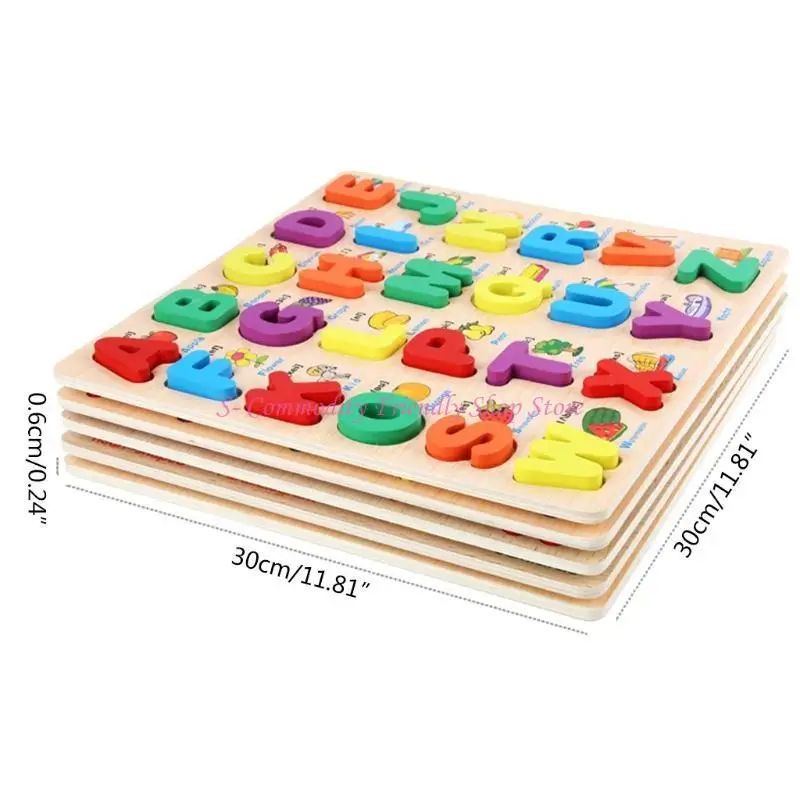 85AE 3D-Puzzle Learning Bận Rộn Bảng Bảng Chữ Cái/Số/Hình Dạng Phù Hợp Nhận Dạng Tangram cho Trung Tâm Hoạt Động Kích Thích Đồ