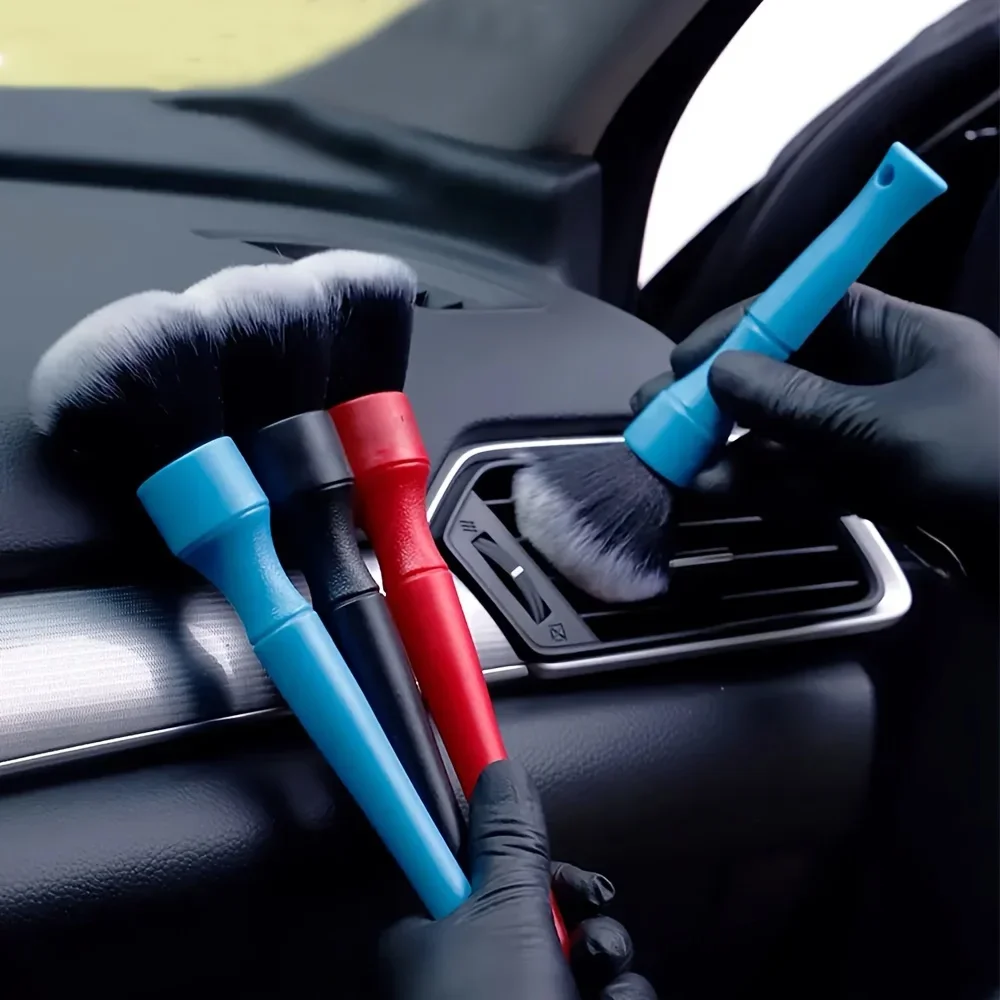 

Test Only Car Ultra-soft Detailing Brush Super Soft Auto Interior Detail With Synthetic Bristles Dashboard Dust Sweeping