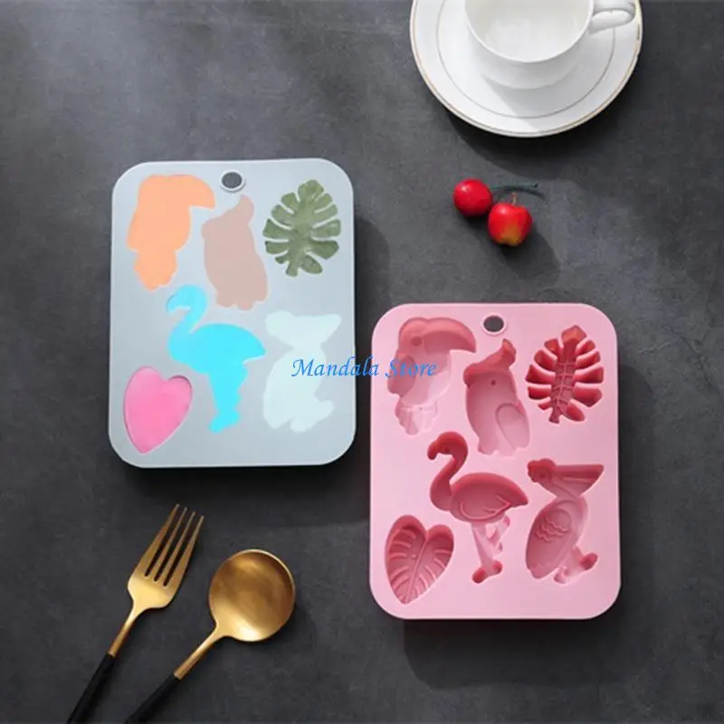 

U2JC Birds Silicone Mold Fondant Molds DIY Cake Decorating Tools Candy Chocolate Gumpaste Mould Cupcake Baking Clay Soap Mold