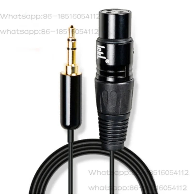 Ickb L9 Balance Cable So8 Sound Card 48V Capacitor Microphone Microphone Connection Cable Single Cannon Female Turn 3.5mm