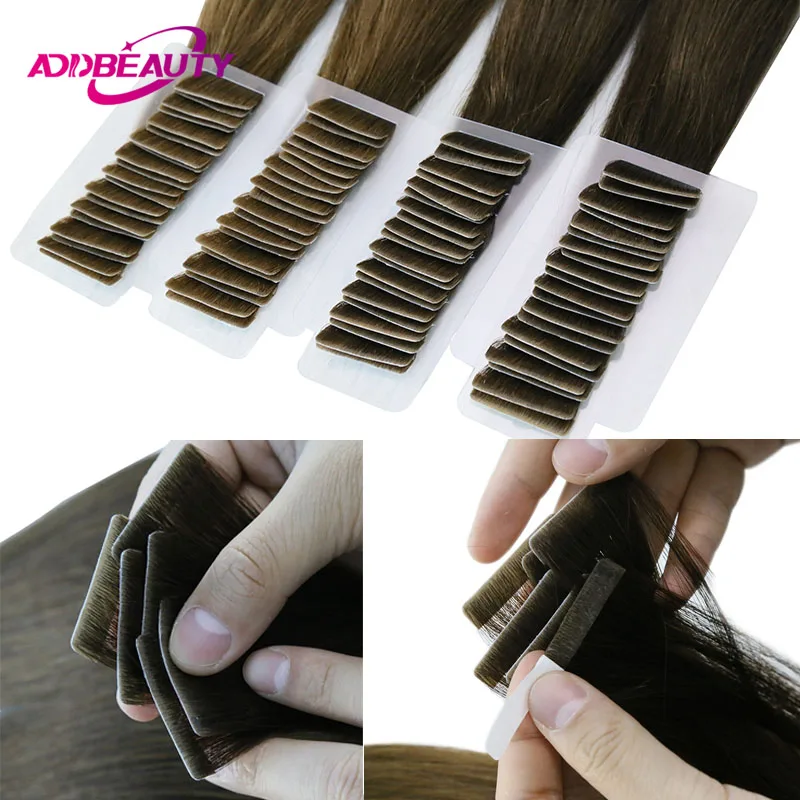 

Straight Tape in Hair Extension Human Hair for Women 2.5g/pc 20pcs Injection Tape in Virgin Hair Extension Skin Weft Hair Tapes