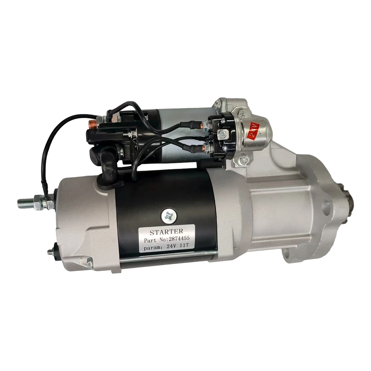 

Heavy Truck Spare Parts Machinery Diesel Engine ISZ 24V Starter Motor 2874455