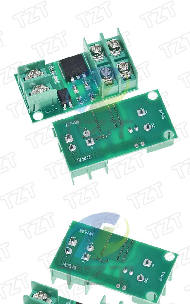 1/3PCS DC 5V-36V Elektronischer Impuls-Trigger-Schalter, Bedienfeld, MOS-FET-Feldeffektmodul-Treiber für LED-Motorpumpe – Detail 3
